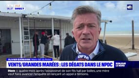 Pas-de-Calais: après la tempête Pierrick, le maire du Portel déplore les dégats