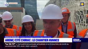 Marseille: le chantier de la cité internationale Jacques-Chirac avance