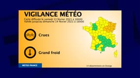 13 départements restent en vigilance orange grand froid ce dimanche tandis que la Charente Maritime reste placée en vigilance orange pour crues.