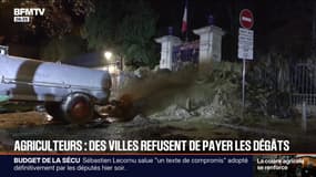 Fumier, pneus, bâches... Ces villes appellent l'État à participer financièrement au nettoyage des dégâts causés par les agriculteurs 