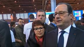 François Hollande au Salon de l'agriculture samedi matin.