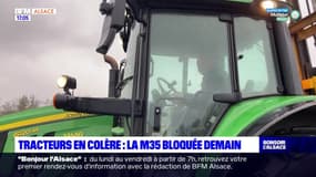 Strasbourg: 400 tracteurs attendus ce mercredi pour un blocage de la M35