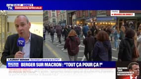 Laurent Berger (CFDT): "Il ne suffit pas de 13 minutes d'intervention pour calmer la colère des salariés"