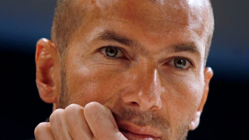 Zinédine Zidane lundi à Johannesburg