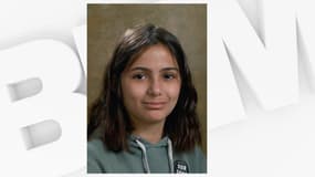 La jeune Amandine en classe de quatrième.