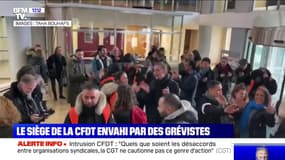 Story 1 : Le siège de la CFDT envahi par des grévistes - 17/01