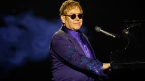 Elton John en concert en Israël, le 26 mai 2016