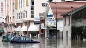 Lourdes, lors des inondations