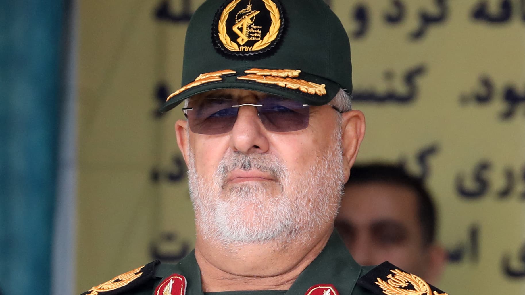 Mohammad Pakpour,le nouveau chef des Gardiens de la Révolution, le 17 avril 2024 à Téhéran