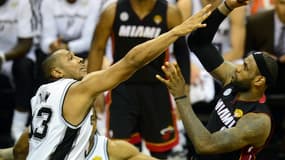 Boris Diaw face à LeBron James