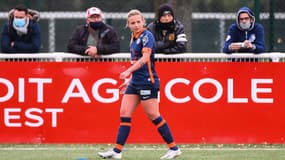 Marion Torrent lors d'un match de D1 Arkéma entre Montpellier et Reims, le 17 octobre 2020