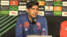 L'entraîneur portugais Paulo Fonseca, à Lille le 17 avril 2024