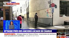 Attaque près des anciens locaux de Charlie Hebdo: un homme interpellé 