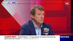 Yannick Jadot: la mise en retrait de Julien Bayou "apparaît comme une sanction" et "cette sanction-là n'est pas normale"