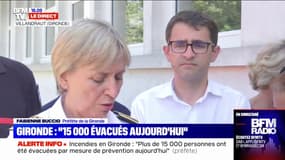 Fabienne Buccio, préfète de la Gironde: "Nous ne déplorons aucun dégât humain, aucun blessé grave et aucun décès" 