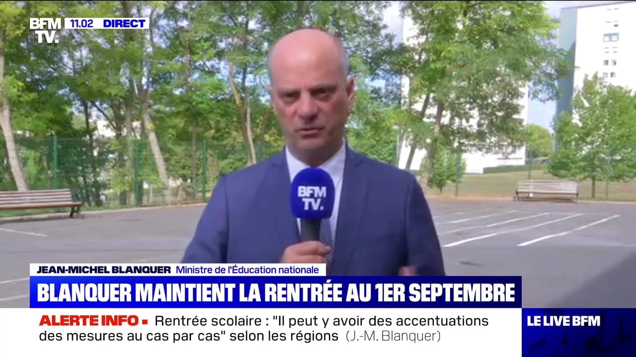 Blanquer maintient la rentrée au 1er septembre (2) - 21/08