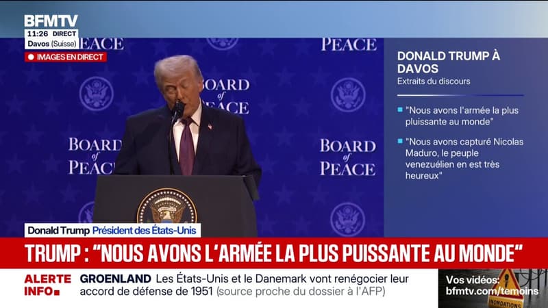 Donald Trump affirme que son Conseil de paix va "devenir l’un des organes les plus importants jamais créés"