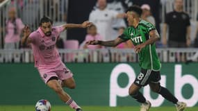 Le milieu de l'Inter Miami Rodolfo Pizarro face à Austin, le 1er juillet 2023.