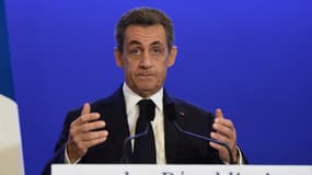 Nicolas Sarkozy après le premier tour des élections régionales