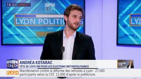 Andréa Kotarac, candidat du Rassemblement National à la métropole de Lyon, invité de Lyon Politiques