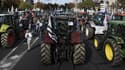 Près de 4.500 agriculteurs ont manifesté jeudi place de la Nation à Paris.