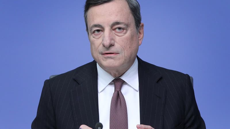 Mario Draghi vante l'activité de la BCE. 