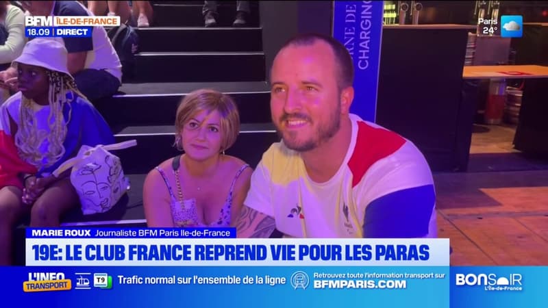 Jeux paralympiques: le Club France rouvre ses portes dans le 19e arrondissement (1/1)