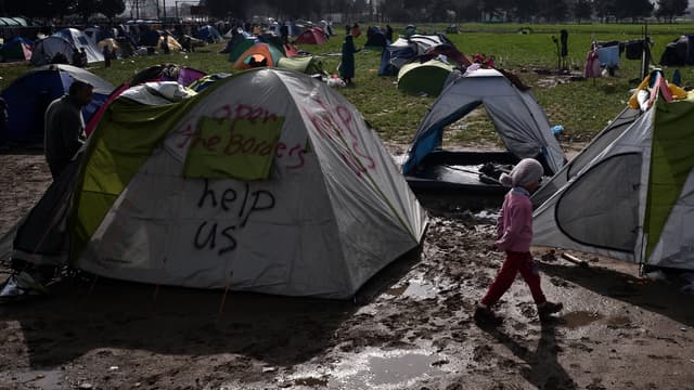 A Dieppe, une centaine de migrants dort dans des tentes au pied des falaises (photo d'illustration)