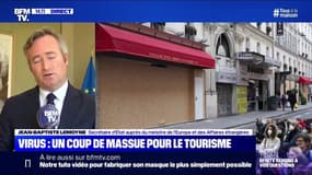 Jean-Baptiste Lemoyne précise que le secteur du tourisme perd "10 à 11 milliards d'euros chaque mois"