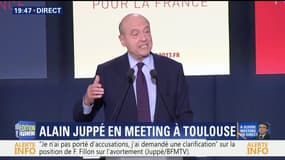 Alain Juppé parle d'une campagne "ignominieuse", d'une "campagne dégueulasse"