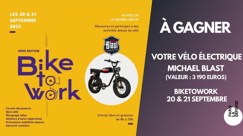 A GAGNER : Un vélo électrique Michael Blast 5.2 2023 d'une valeur de 3 190 euros