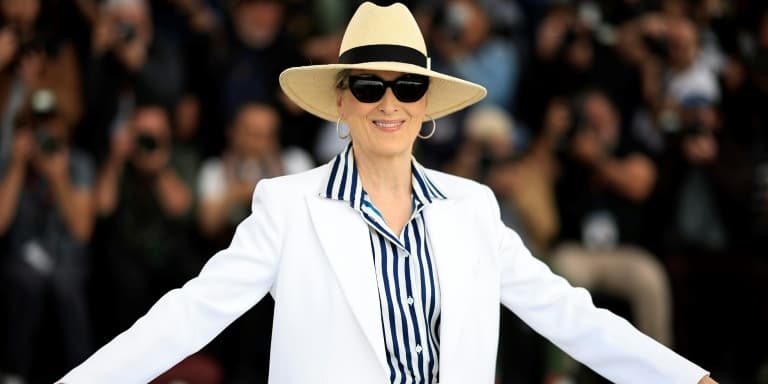 L'actrice américaine Meryl Streep lors d'un photocall au 77e Festival de Cannes, le 14 mai 2024 à Cannes