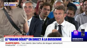 Marseille: Emmanuel Macron questionné sur l'insalubrité des logements sociaux