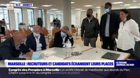 Marseille: recruteurs et candidats échangent leurs places