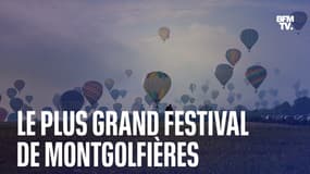  Le plus grand rassemblement de montgolfière a lieu dans l'est de la France 