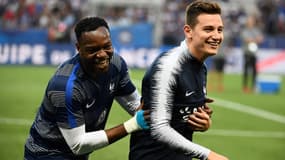 Steve Mandanda et Florian Thauvin