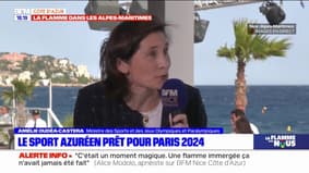 "C'est une étape magnifique" réagit Amélie Oudéa-Castera à Nice