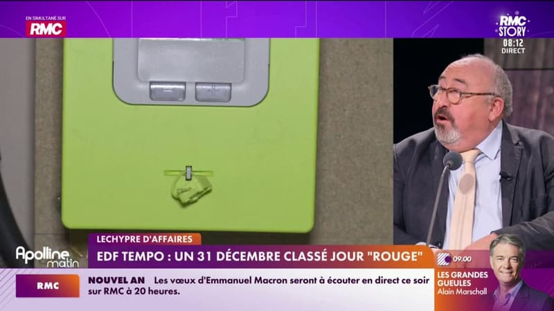 Lechypre d'affaires - EDF Tempo : un 31 décembre classé jour "rouge"