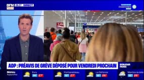 Aéroports de Paris: dépôt d'un nouveau préavis de grève pour le 9 juillet