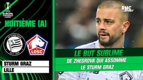 Sturm Graz - Lille : le but sublime de Zhegrova qui assomme les Autrichiens