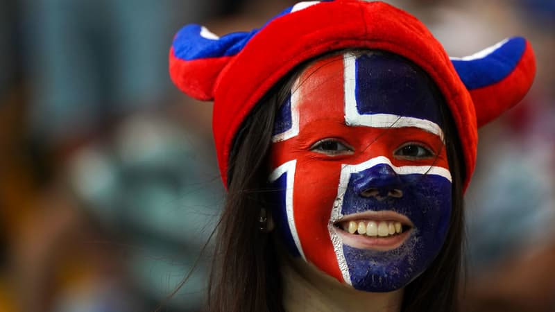 Supportrice islandaise