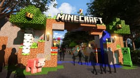 Minecraft bientôt dans des parcs d'attractions. 