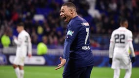 Kylian Mbappé lors du match OL-PSG, le 4 mars 2020