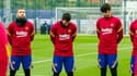 Lionel Messi ému pendant l'hommage à Maradona
