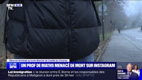 Professeur de mathématiques menacé de mort: "C'est un professeur qui est très apprécié au lycée", témoigne un élève