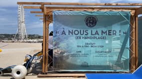 À Marseille, le dispositif "à nous la mer" permet aux personnes à mobilité réduite ou en situation de handicap, d'accéder à la baignade durant la saison estivale. 