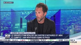 "Le Covid repart": Laurent Milchior, co-gérant du groupe Etam, dit "regretter qu'il n'y ait pas eu d'annulation des soldes"