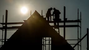 Un chantier de construction d'une maison (photo d'illustration).