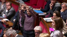 Sandrine Rousseau le 4 octobre 2022 à l'Assemblée nationale 
