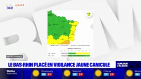 Fortes chaleurs: le Bas-Rhin placé en vigilance jaune canicule